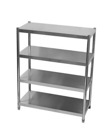 Four-tier shelving unit